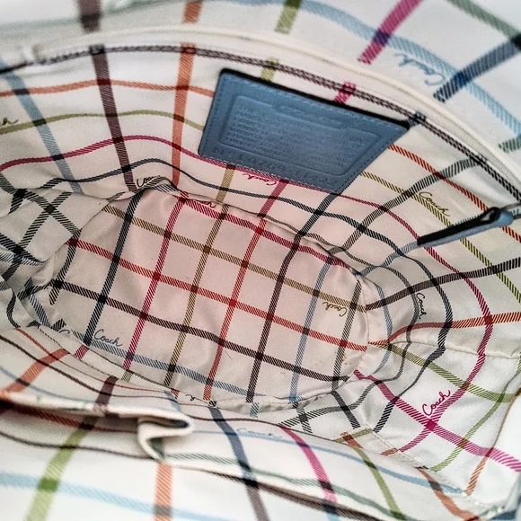 ~~COACH🩵Bleeker Tattersall Bag~~ - Picture 12 of 14